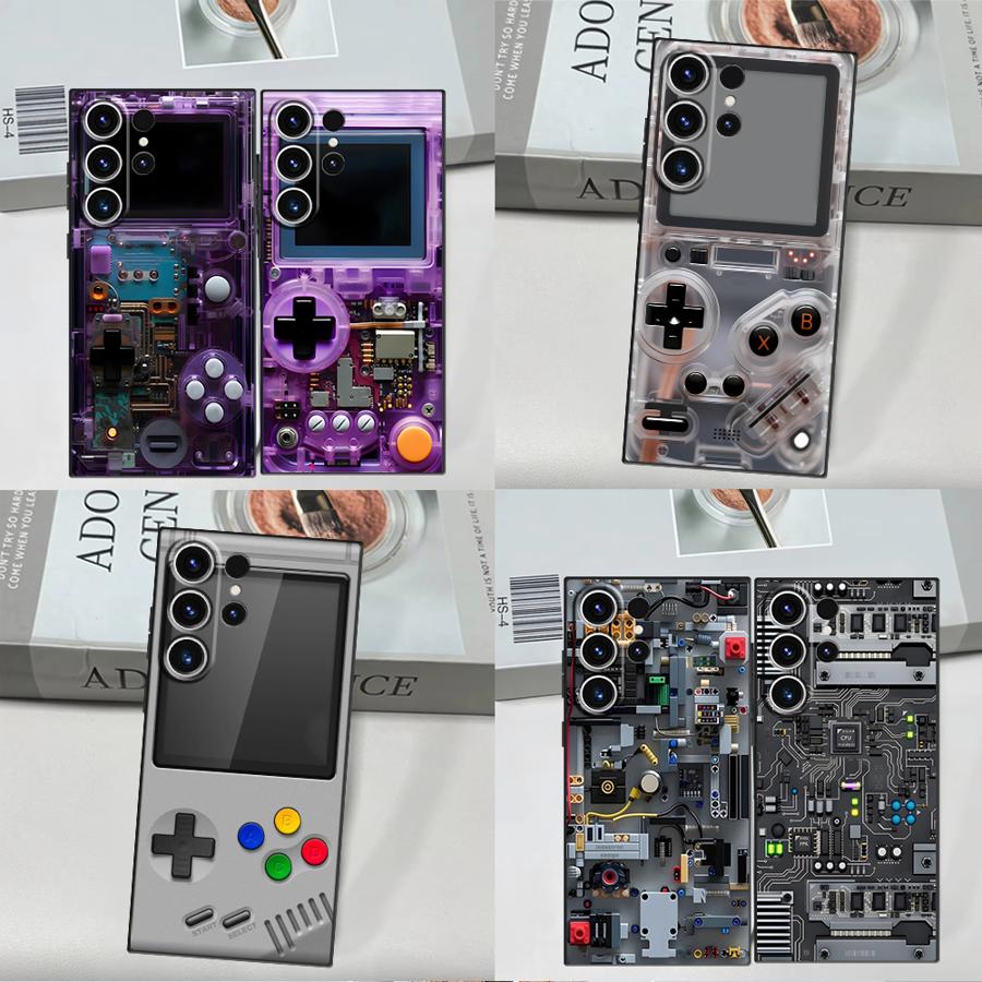 Gaming Console For Phone - Lila Gaming-Konsolen Handyhülle für Samsung Galaxy