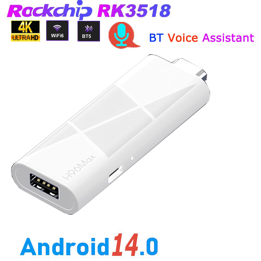 Gaming Console For Android Tv - RK3518 Android 14.0 TV-Stick Sprachassistent Fernbedienung