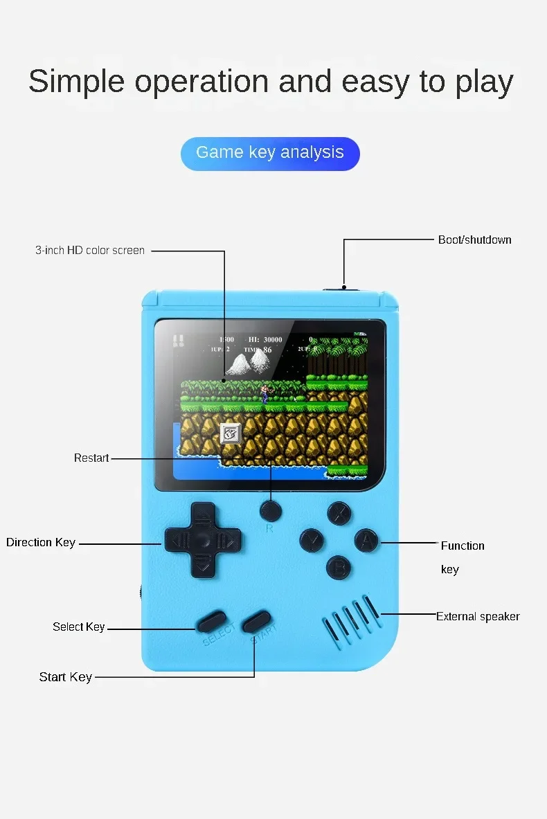 Eingebaute 500+ Klassische Spi – Gaming Console Kids Bewertung und Preis