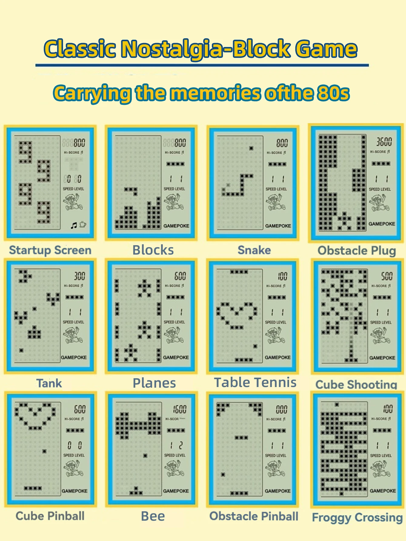 Klassische Retro-Handheld-Spie – Gaming Console Kids Bewertung und Preis