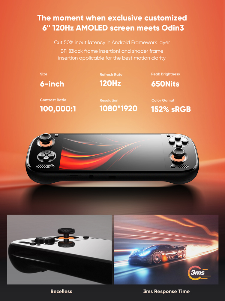 AYN Odin 3 Handheld-Spielekons – Gaming Console.Emulators Bewertung und Preis