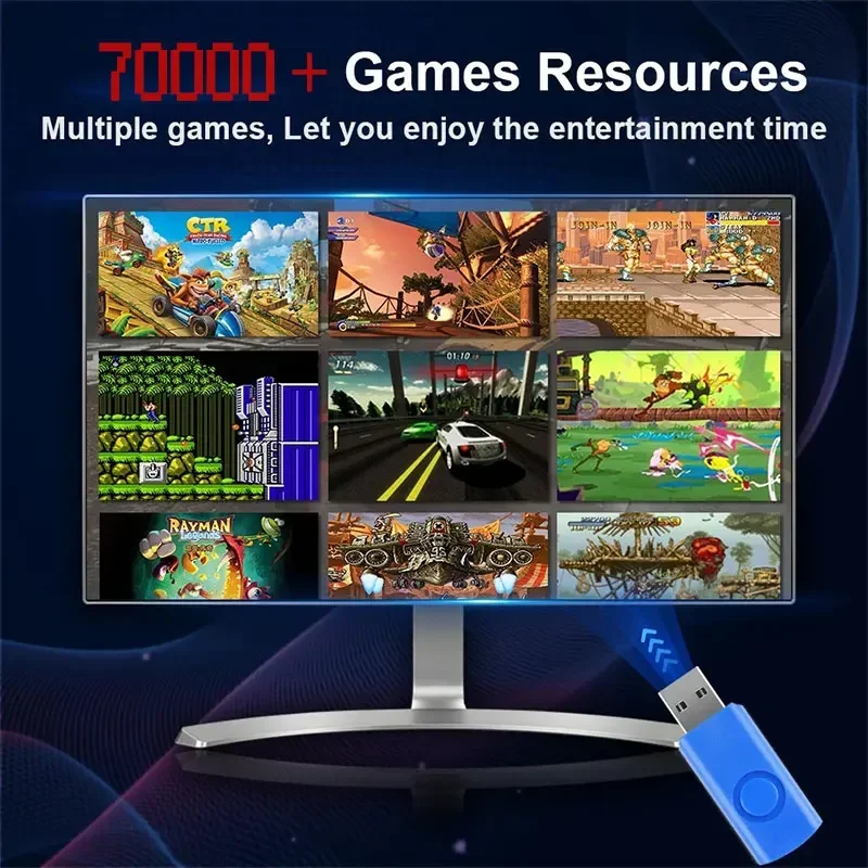 Retro-Gaming-Konsole 70000+ Sp – Gaming Console Cartoon Bewertung und Preis