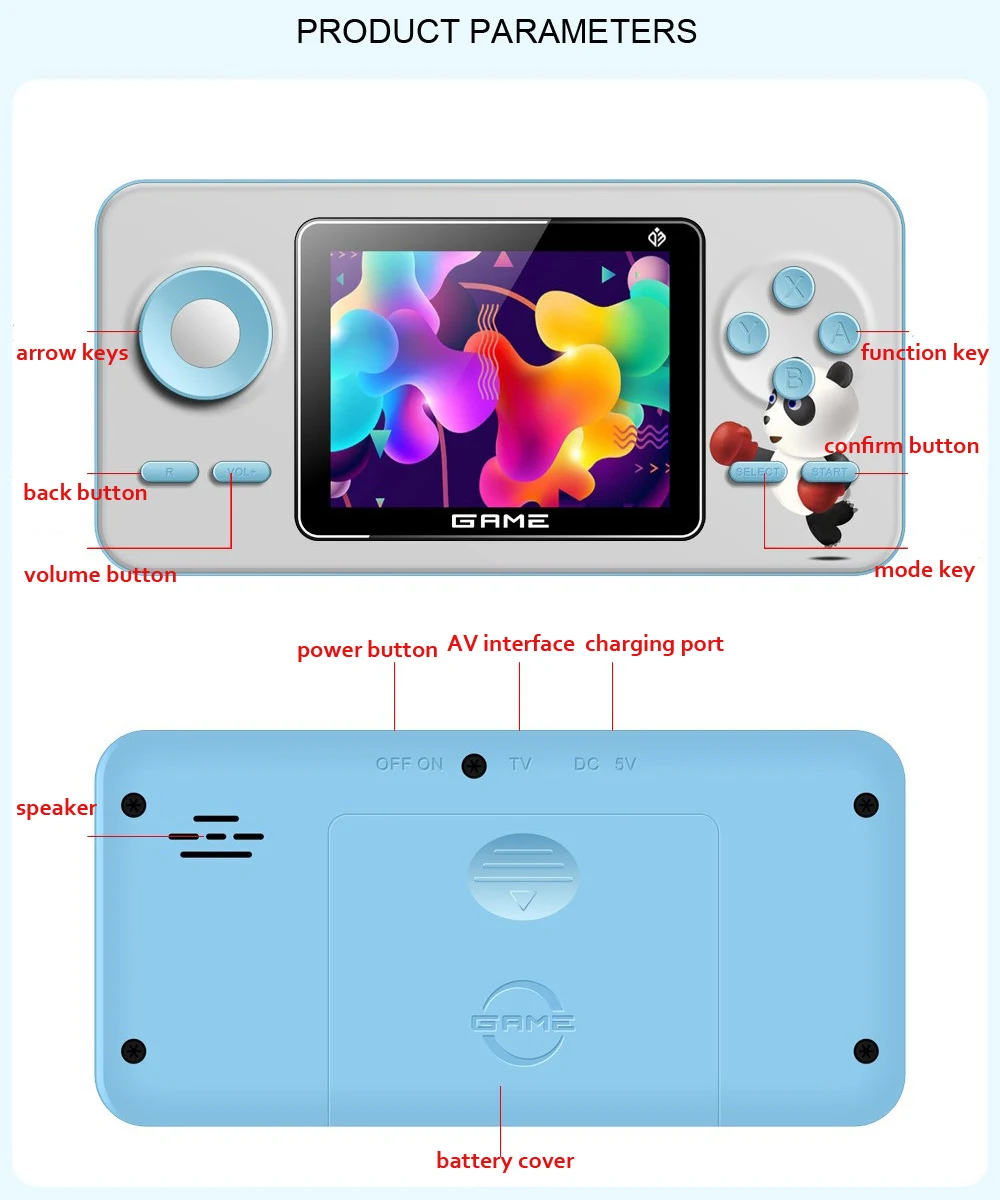 Neue S5 Mini Retro-Videospielk – Gaming Console Kids Bewertung und Preis